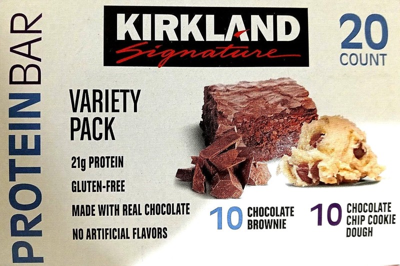 Kirkland Signature Protein Bar Chocolate Brownie & Cookie Dough 20Ct gallery