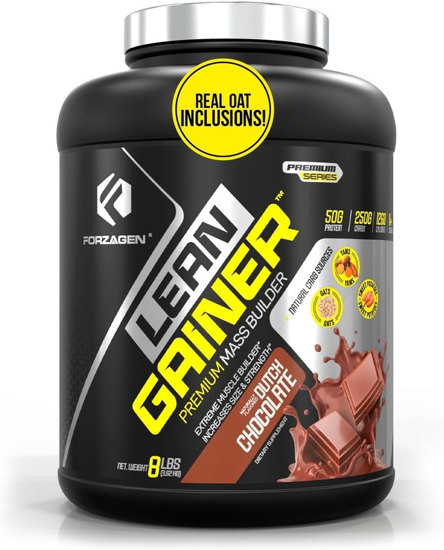 Forzagen Lean Gainer Mass Builder High Calorie Protein Powder Vanilla Chocolate