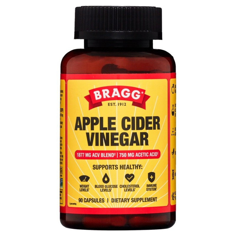 Apple Cider Vinegar 90 Vegan Capsules Vitamin D3 Boost Immune Weight Management