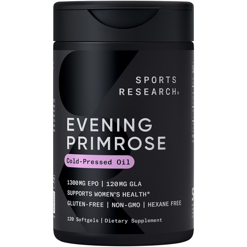 Evening Primrose Supplement from Cold Pressed Oil – Softgels for Women’s Health