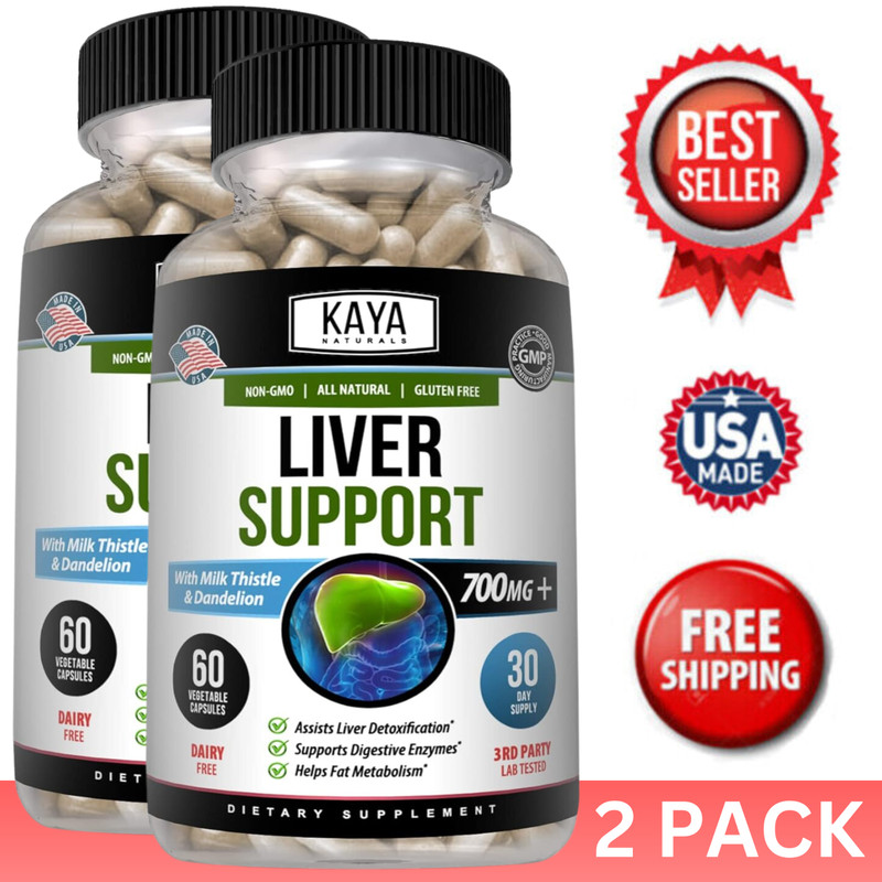 (2 Pack) Liver Support Cleanse Detox Repair NAC N Acetyl Cysteine