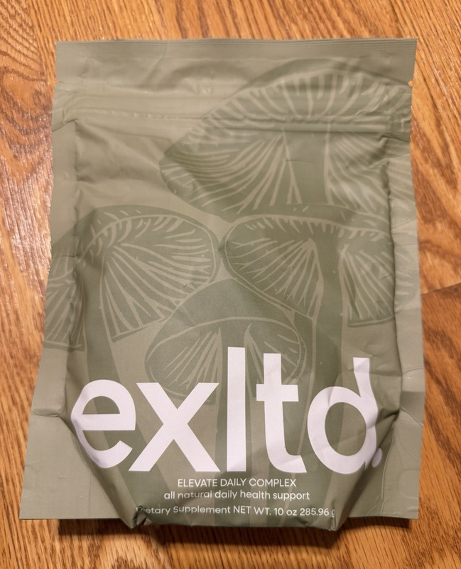exitd. Elevate Daily Complex Powder Daily Supplement No Gluten Dairy Soy 10 oz