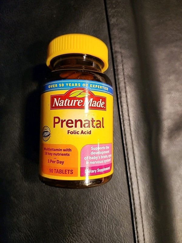 Nature Made Prenatal Folic Acid 90 Tabs..Exp. 05/2026