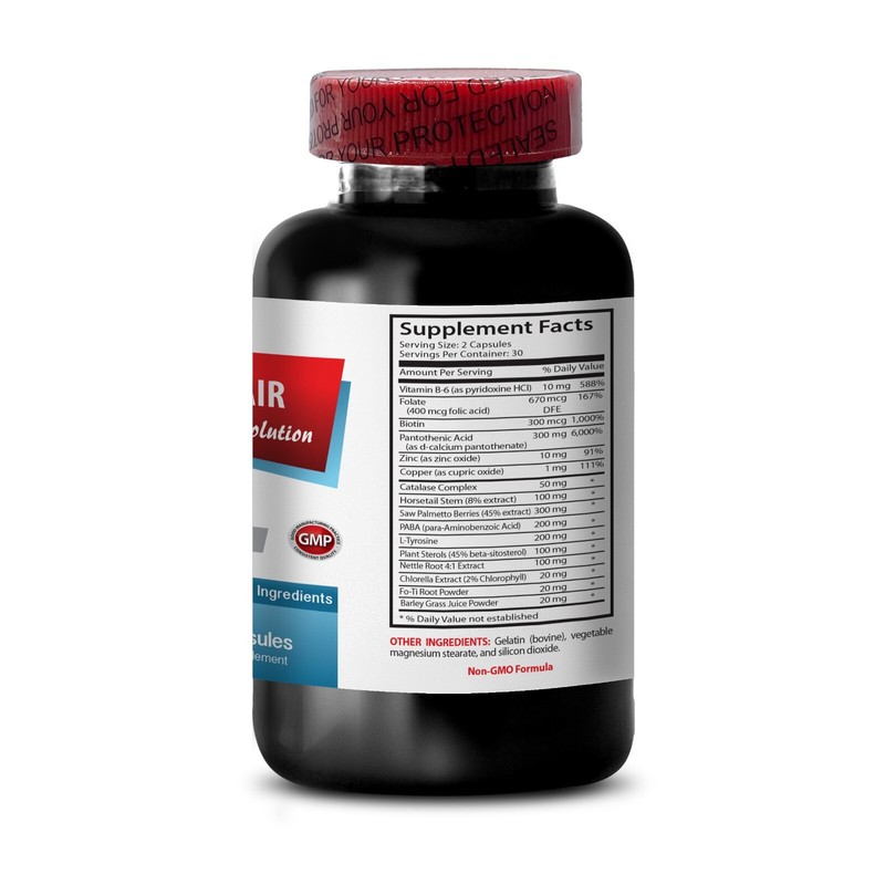 Pantothenic Acid - ANTI-GRAY HAIR - Silver Strand Repellent 2 Bot 120 Caps gallery