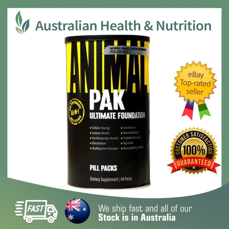 UNIVERSAL NUTRITION ANIMAL PAK 44 PACKS + FREE SAME DAY SHIPPING