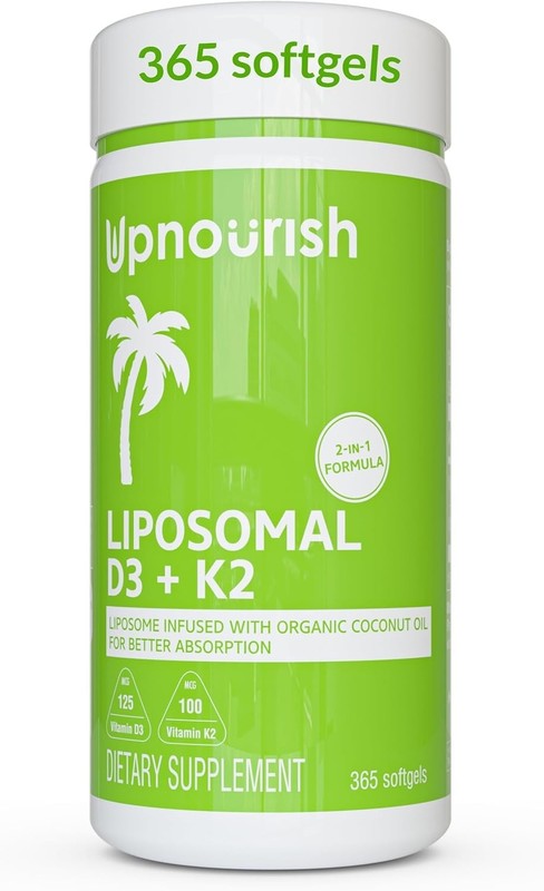 Liposomal Nourish Vitamin D3 Supplement 365 softgels