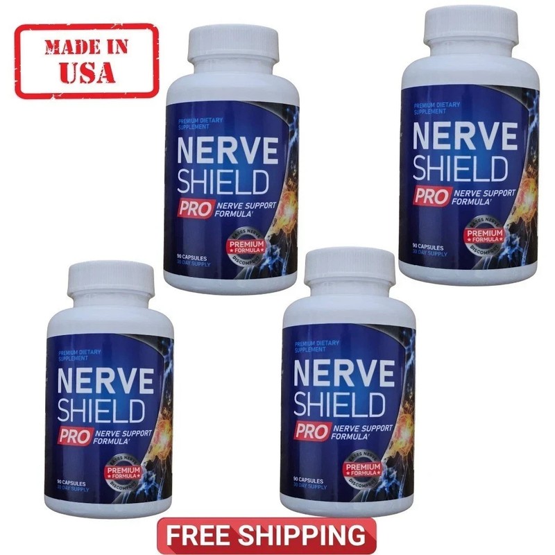 Nerve Shield Pro Advanced New Formula for Neuropathy Exp:10/2027 – 4 pack