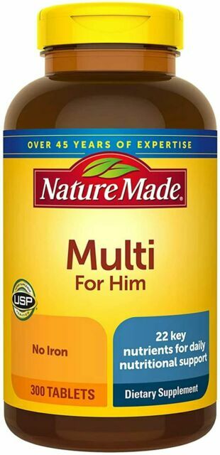 Nature Made Multi for Him Dietary Supplements - 300 Tablets