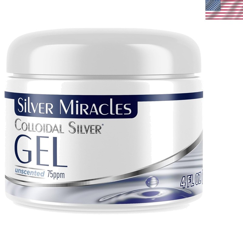 Colloidal Silver Gel – Nano Silver Gel Wound Care – Healing Ointment for Burn…