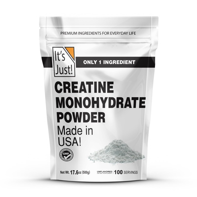 Pure Creatine Monohydrate Powder - 5g Per Serving, Unflavored, 500g, Lab Tested gallery