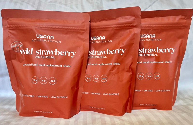 USANA Strawberry Nutrimeal (9 servings per pack 540gram) (3pack)EXP 09/2027