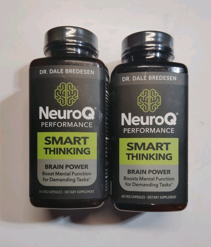 FOR 2 NeuroQ Perfomance Smart Thinking Brain Power 60 Caps EA exp 2027+