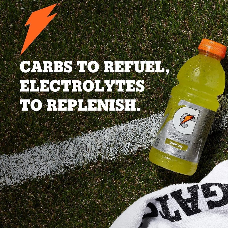 Gatorade Thirst Quencher Sports Drink, Frost 20 Fl Oz (Pack of 8), white gallery