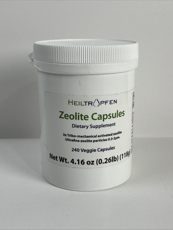 Zeolite 240 Capsules | Detox | Clinoptilolite | 3X Activated | Natural Minerals
