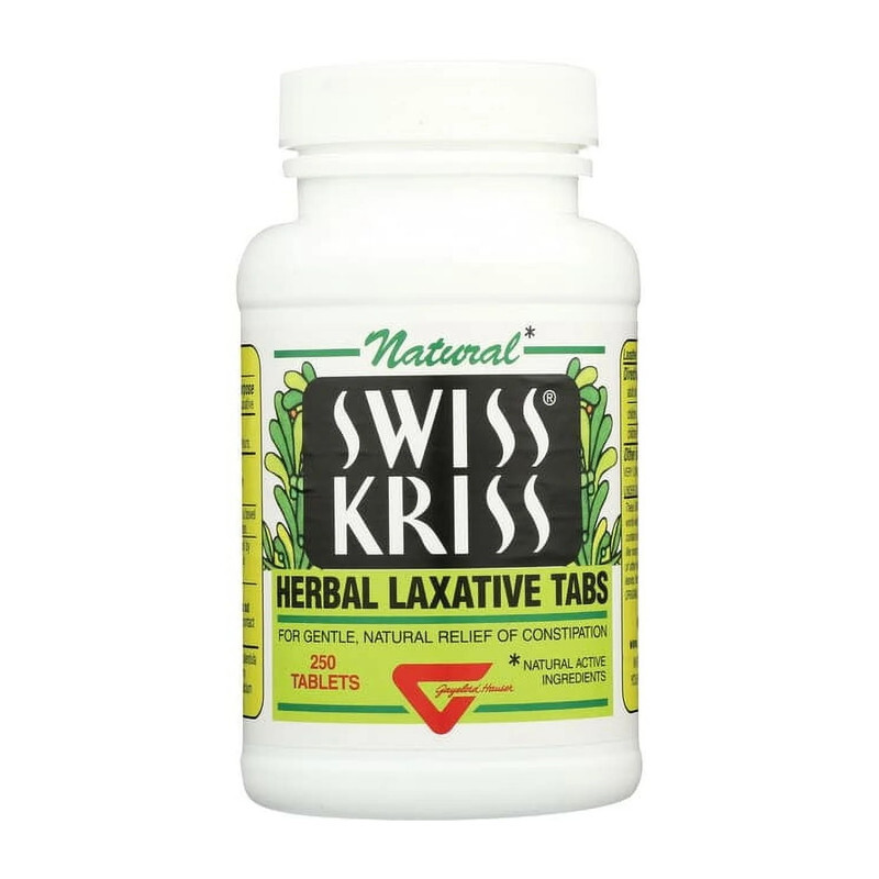 Swiss Kriss Herbal Laxative Tabs – 250 Tablets