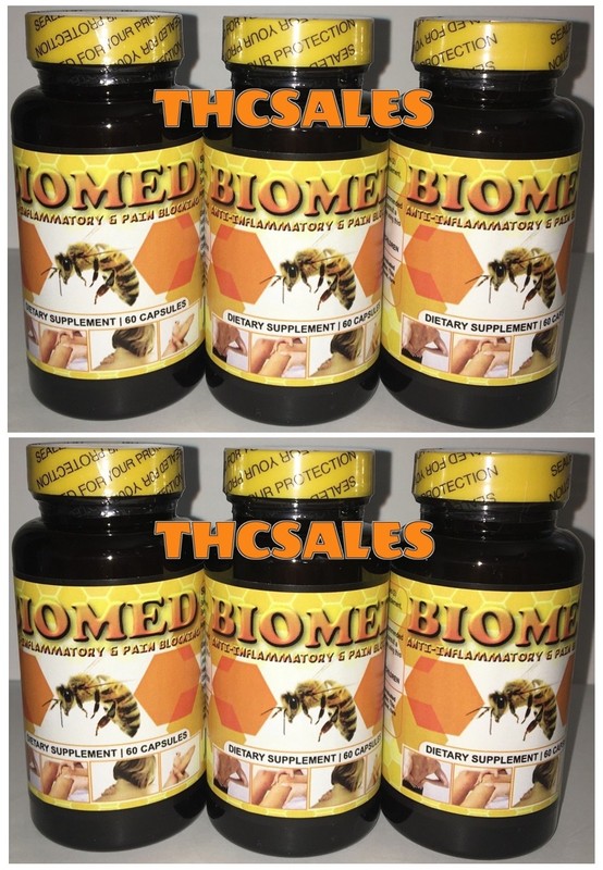 6 Biomed Arthritis Relief Anti-Inflammatory Bee Therapy Pain Muscle Joint Pills