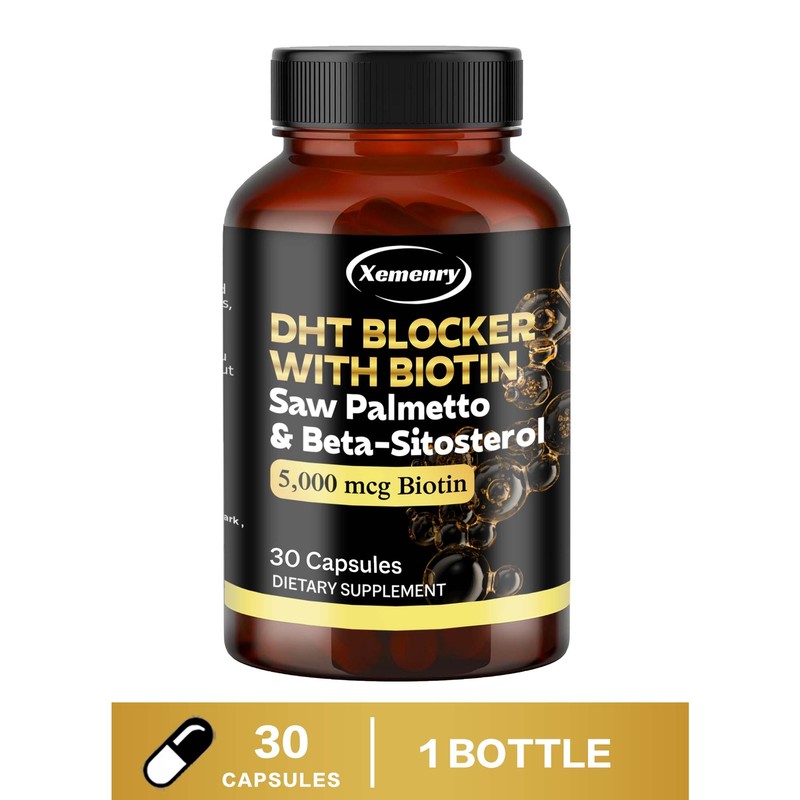 DHT Blocker – Saw Palmetto,Promotes Healthy Hair Growth and Urinary Tract Health