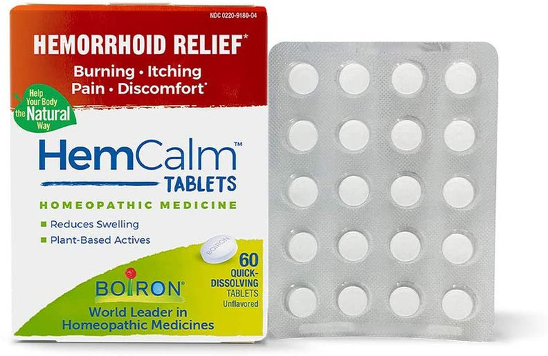 Hemcalm Tablets for Hemorrhoid Relief of Pain, Itching, Swelling or Discomfort –