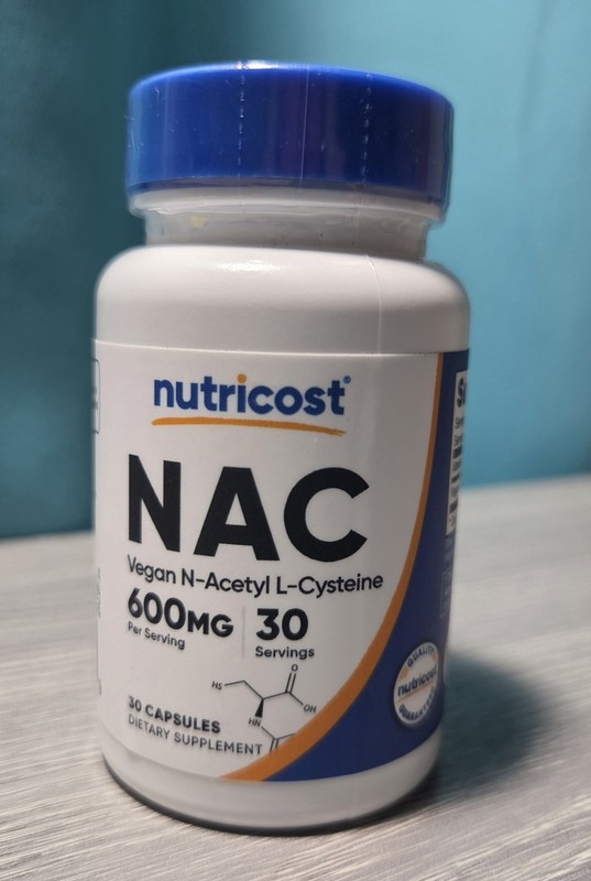 Nutricost NAC 600mg Vegan N-Acetyl L-Cysteine - 30 Capsules, EXP 01/2029 gallery