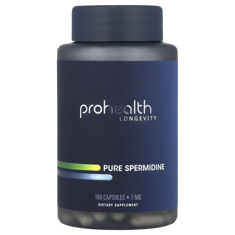 2 X ProHealth Longevity, Pure Spermidine, 1 mg, 180 Capsules