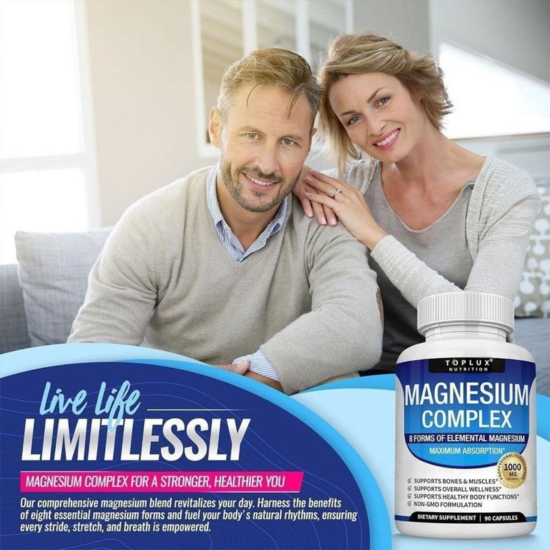 3 Toplux Nutritional Magnesium Complex 1000mg Supporting Element Magnesium- gallery