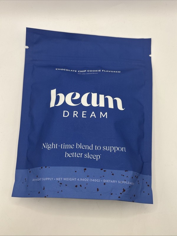 Beam Dream Sleep Powder, Supplement Chocolate Chip🍪 20 servings EXP 08/2027