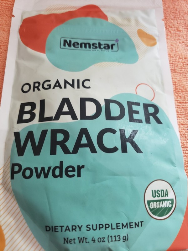 NEMSTAR Naturals - USDA Organic BLADDER WRACK Powder - 35 Servings - Exp 9/2025 gallery
