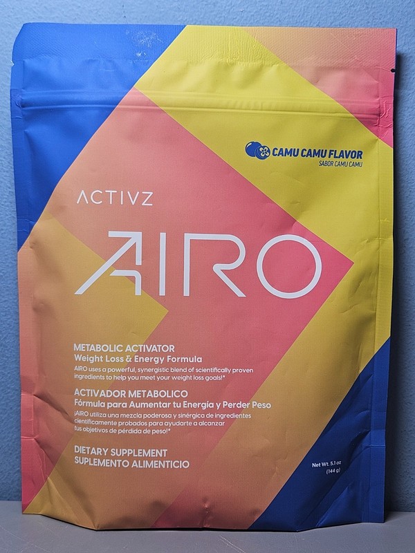 Activz AIRO Metabolic Activator Weight Loss & Energy Formula Camu Camu! Exp 8/28