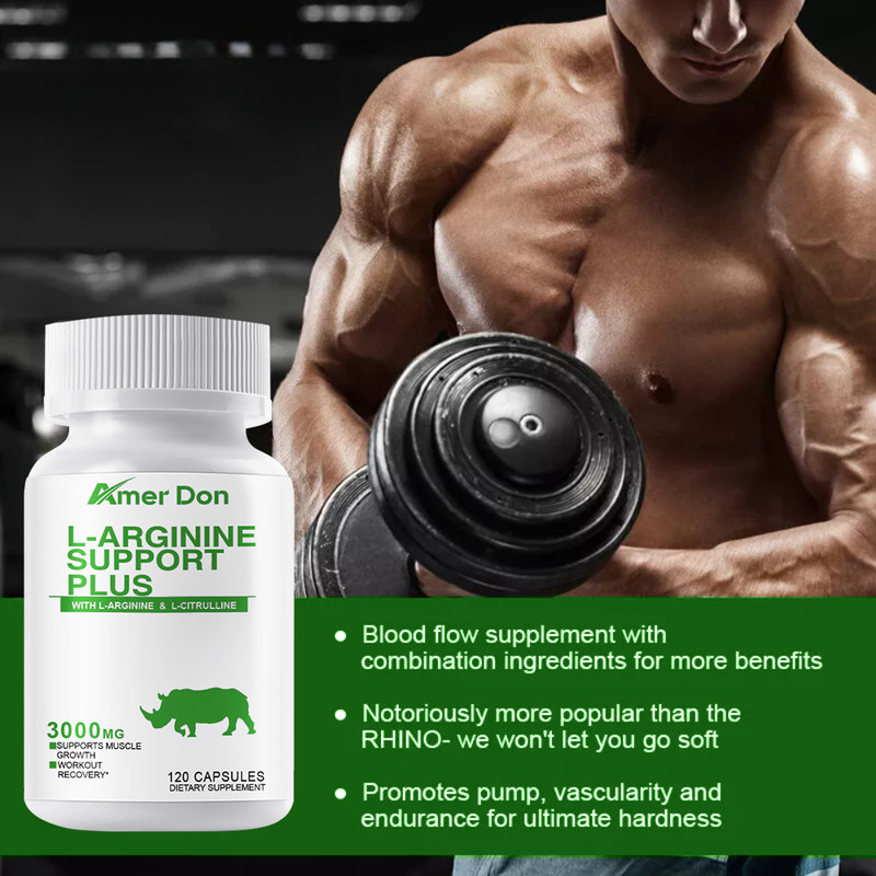 L-Arginine - L-Citrulline - Nitric Oxide, Testosterone Booster, Muscle Strength gallery
