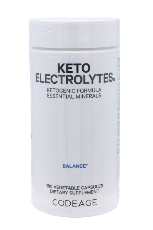 Codeage Keto Electrolytes Balance 190 Capsules EXP 09/28/2027 Keto Mineral Supp