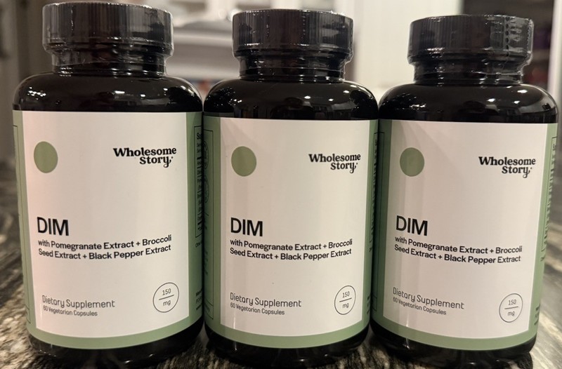 Wholesome Story DIM Supplement Estrogen Hormone Balance Pomegranate 3 PACK
