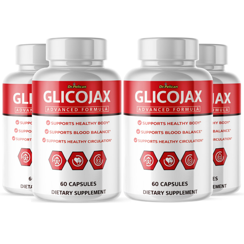 Glicojax- Blood Support – 4 Bottles- 240 Capsules