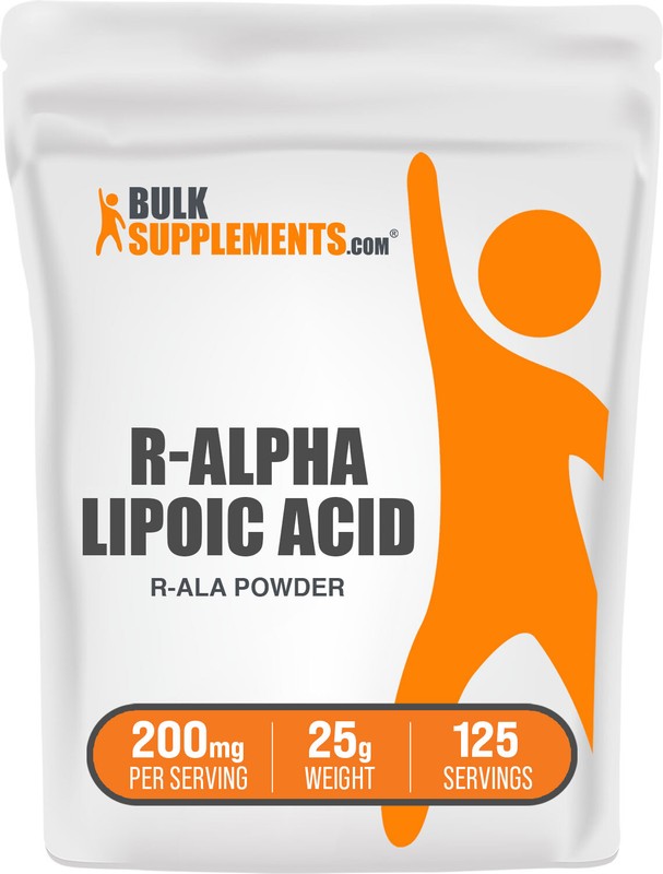 BulkSupplements R-Alpha Lipoic Acid (R-ALA) Powder – 200 mg Per Serving