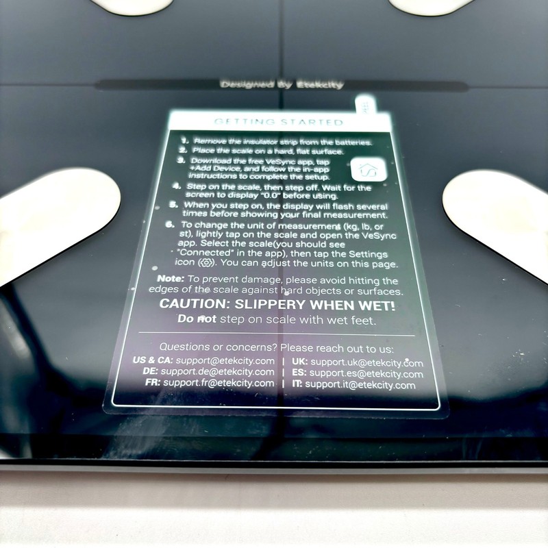 Etekcity LED Display Smart Fitness Scale Model ESF-551 (400Lbs/180Kg Capacity) gallery