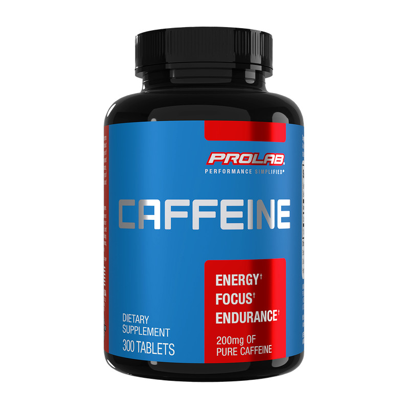 Prolab Caffeine Tablets 200mg – 300ct. | Energy Support, Helps Enhance Endurance