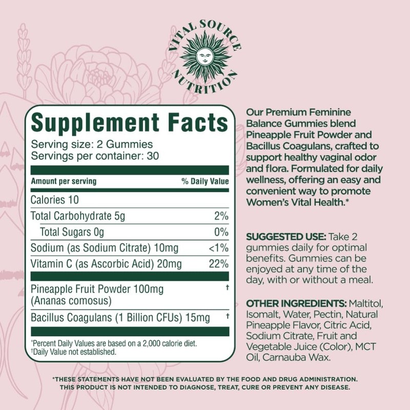 Vaginal Probiotic Gummies for Women - pH Balance and Immune Defense, Support ... gallery