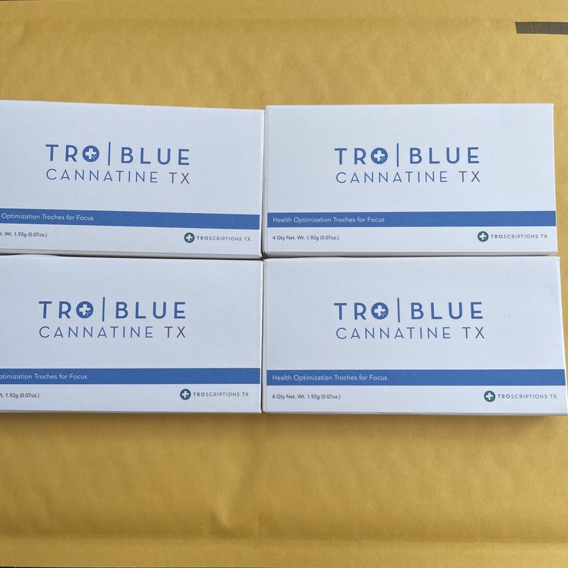 TRO SCRIPTIONS Tro + plus Blue Cannatine TX - New (4-pack) FOCUS @@@@@@
