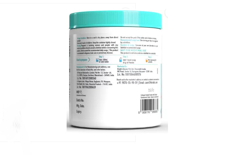 HEALTHKART HK Vitals Skin Radiance Collagen Supplement with Biotin, Orange gallery