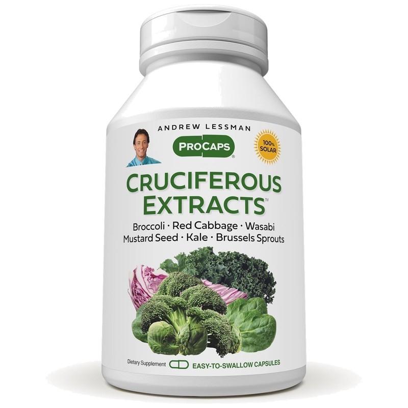 60 Capsules of Pure Cruciferous Extracts – Antioxidant Rich & -Friendly