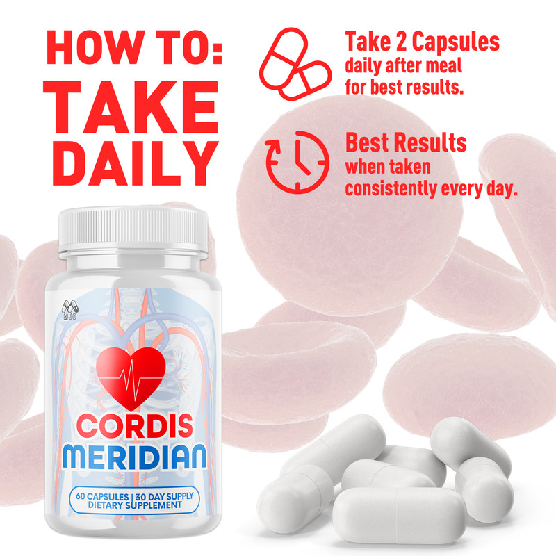 (5 Pack) Cordis Meridian Advanced Support Blood Sugar Supplement 300 Capsules gallery