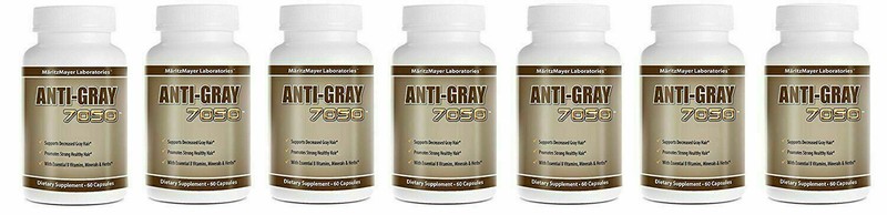 7 Anti Gray Hair Saw Palmetto Catalase Horsetail Max Strength Natural