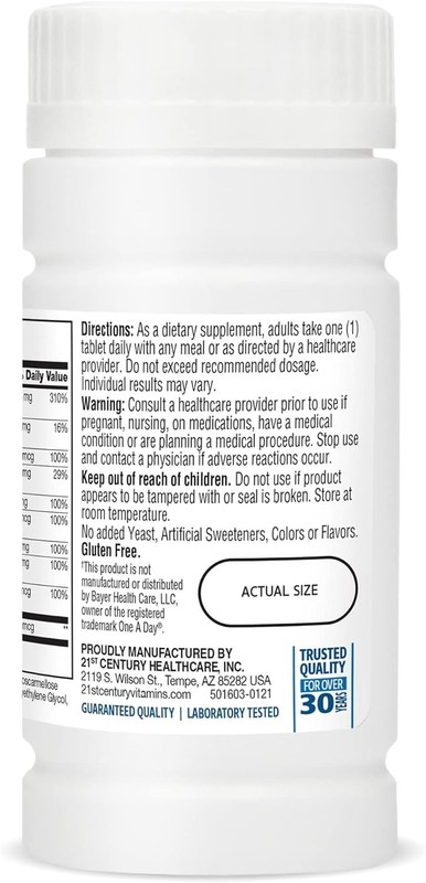 One Daily Adult Men's Health Tablets - 200 Count Pack for Optimal Wellness gallery