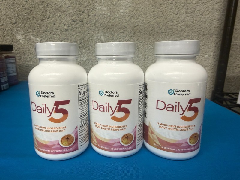 Doctors’ Preferred Daily 5 Daily5 90 Capsules – New / Sealed! Exp 4/2027-3pc