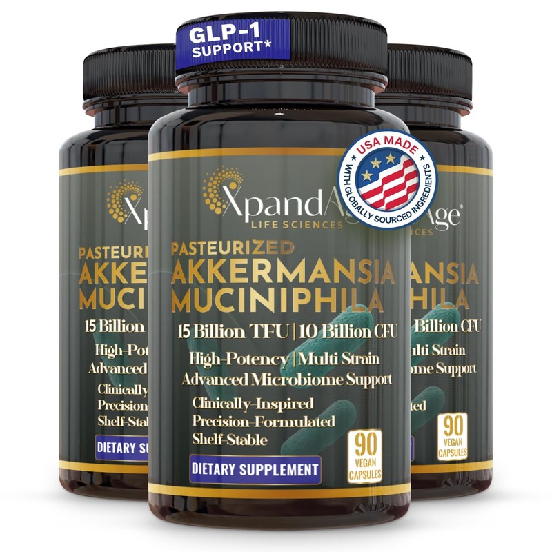 Akkermansia Muciniphila Probiotic with Berberine, Cinnamon & Inulin Fiber – 90