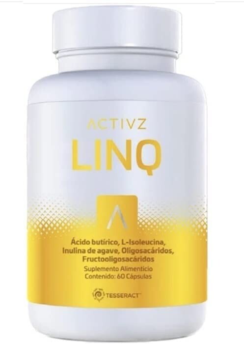 ACTIVZ LINQ - Cellular Jet Fuel, Plant Extract 60 Capsules + Clear Resealable