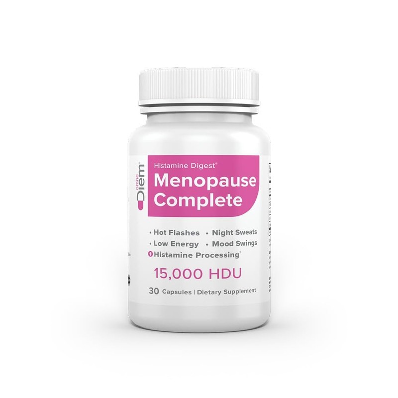 Omne Diem Menopause Complete DAO Plus Hormone Support Supplement Diamine