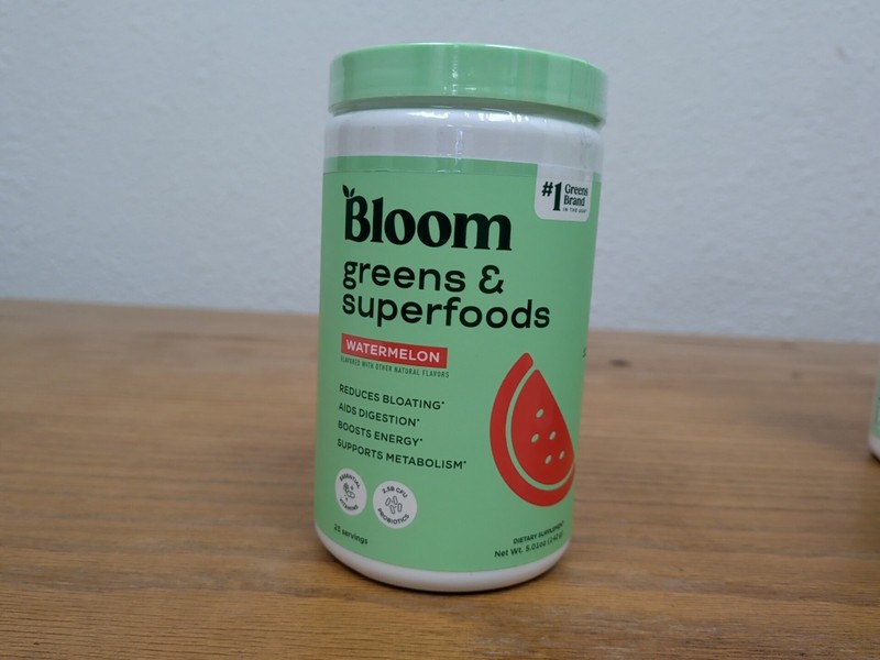 Bloom Greens & Superfoods Powder Watermelon 25 Servings Exp 2027🔥