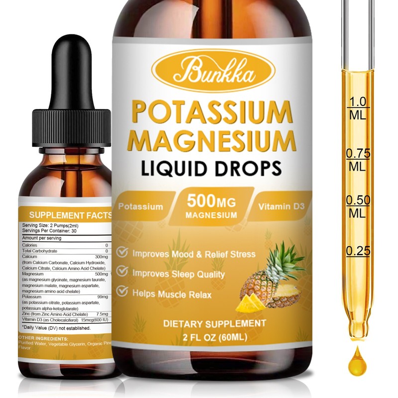 Magnesium Drops Magnesium Glycinate Stress Relief & Total Wellness Support
