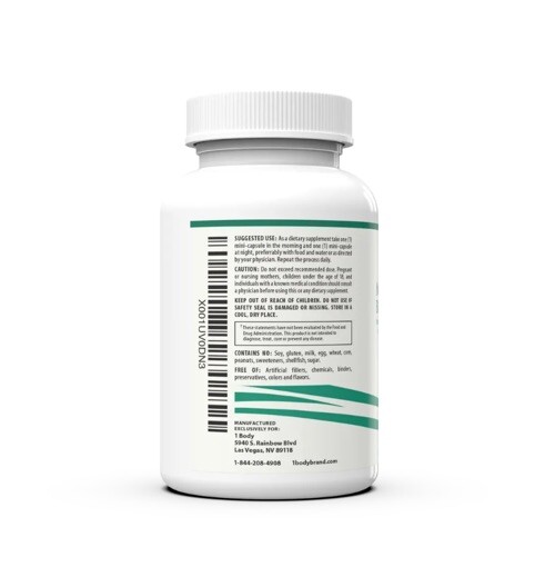 1 Body Magnesium Bisglycinate - 100% Chelated - Maximum 120 Count (Pack of 1) gallery
