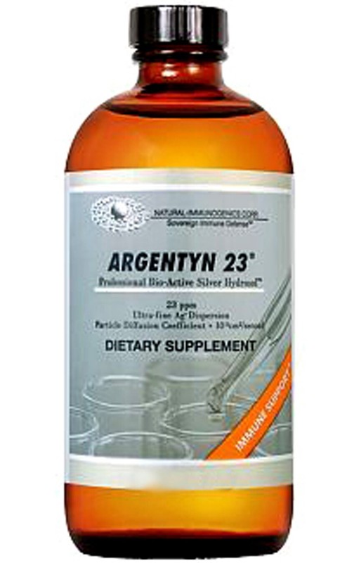 Argentyn 23™ 8 oz Colloidal Silver Hydrosol Natural Immunogenics EXP02/2025